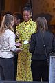 rihanna wears ruffled yellow dress for dinner in stockholm 19