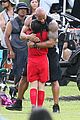 dwayne johnson gets pumped for fast 8 soccer scene 03