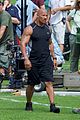 dwayne johnson gets pumped for fast 8 soccer scene 06