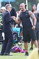 dwayne johnson gets pumped for fast 8 soccer scene 24