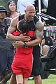 dwayne johnson gets pumped for fast 8 soccer scene 27