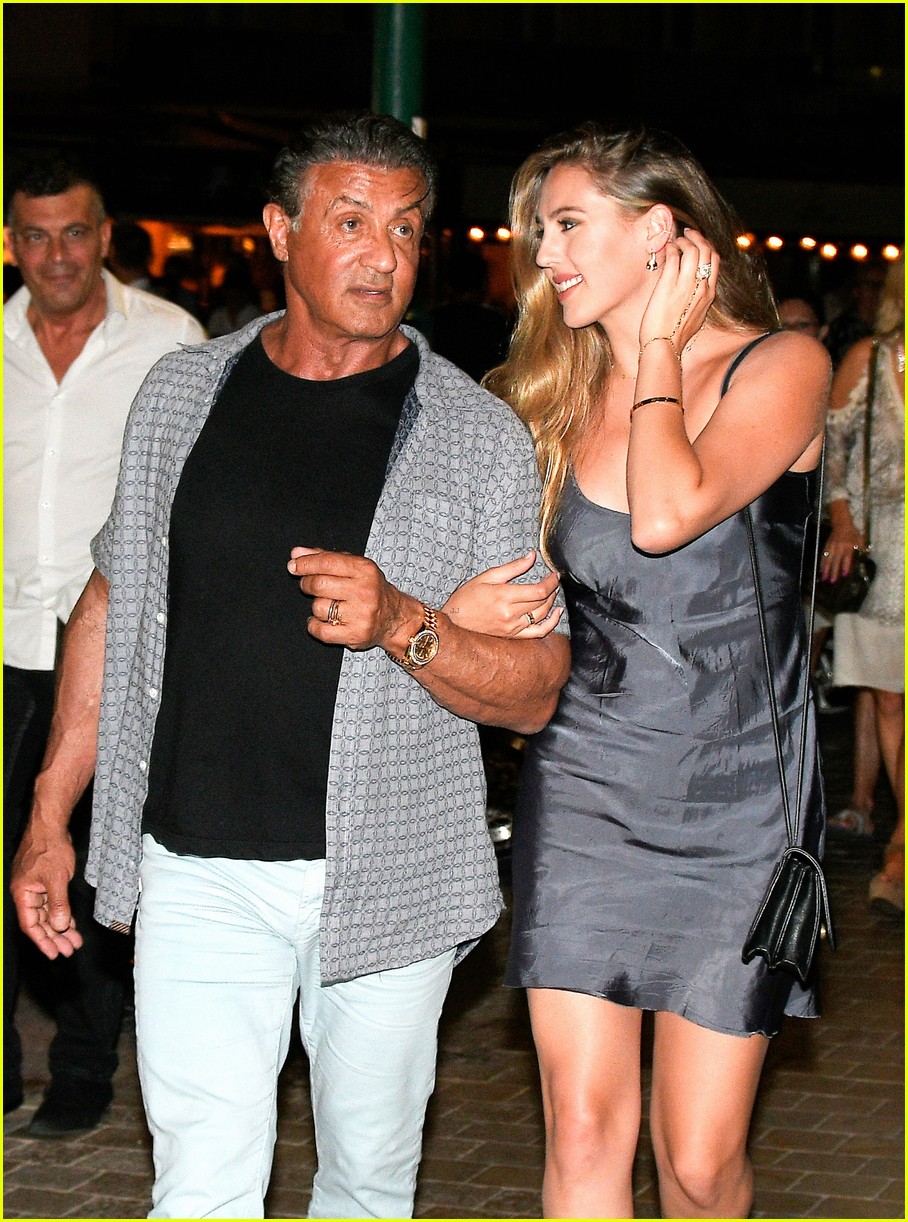 Sylvester Stallone Celebrates His 70th Birthday in St. Tropez! Photo