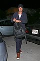 orlando bloom beanie leaving salon 08