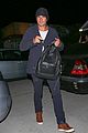 orlando bloom beanie leaving salon 09