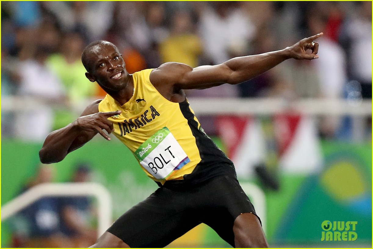 Usain Bolt Wins Second Straight Gold Medal at Rio Olympics Photo