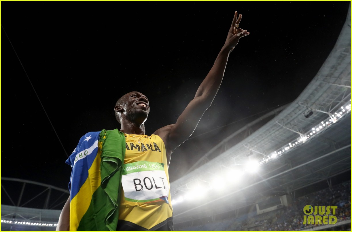 Usain Bolt Wins Second Straight Gold Medal at Rio Olympics Photo