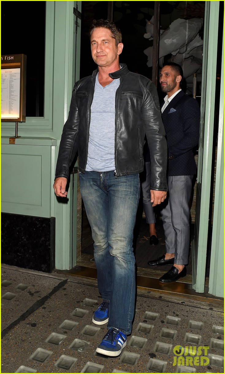 Gerard Butler Hangs Out in London with JeanBernard FernandezVersini
