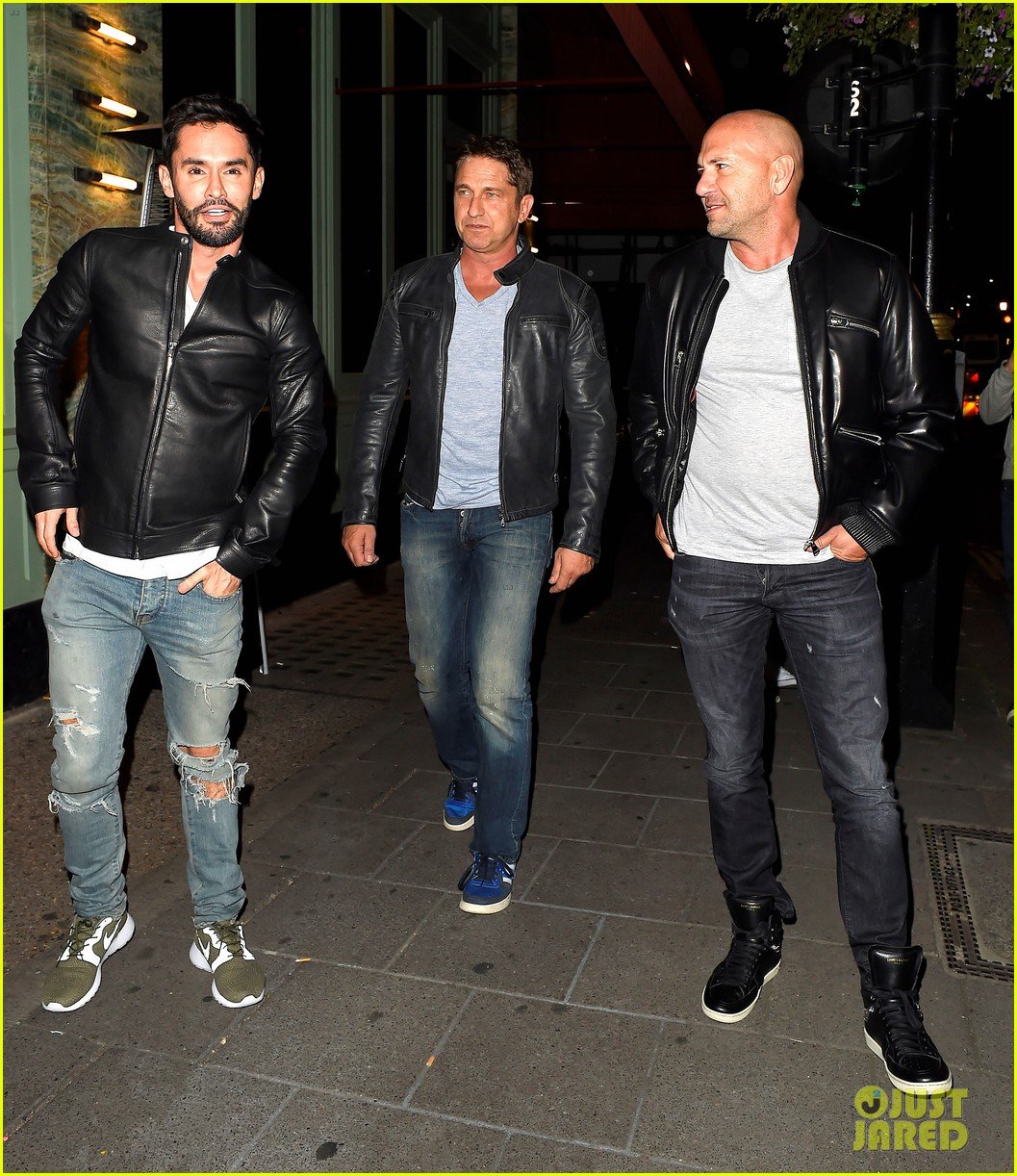 Gerard Butler Hangs Out in London with JeanBernard FernandezVersini