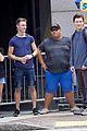 tom holland suits up on the set of spider man homecoming 17