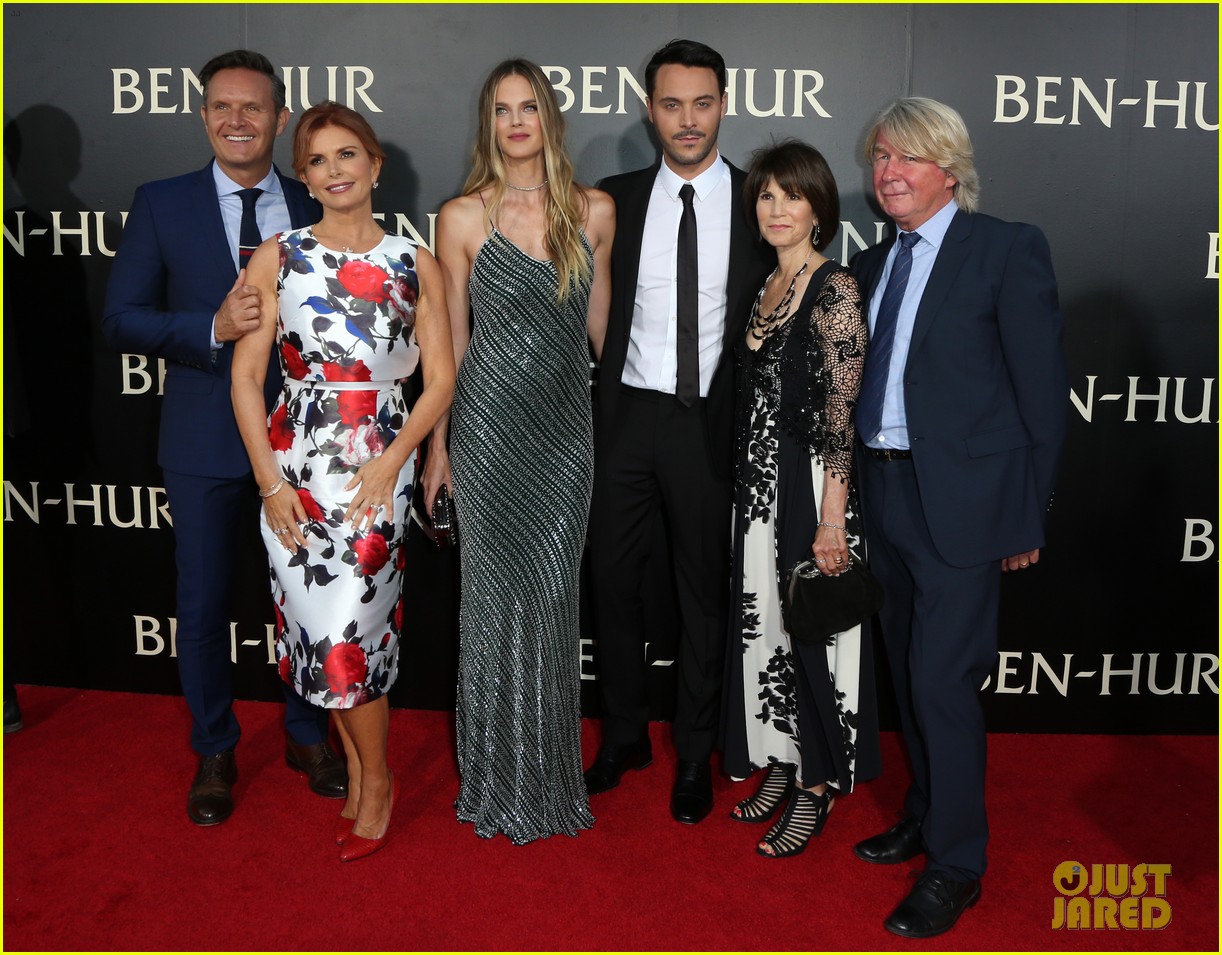 Jack Huston & Rodrigo Santoro Bring Their Partners To 'BenHur' L.A