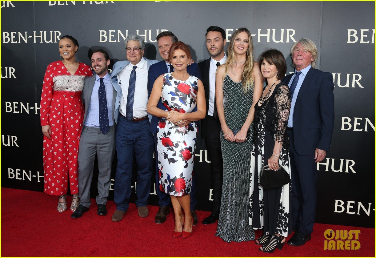 Jack Huston & Rodrigo Santoro Bring Their Partners To 'BenHur' L.A