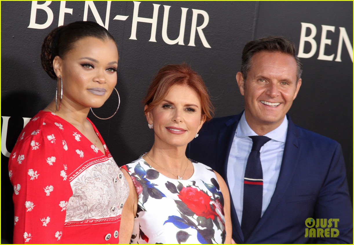 Jack Huston & Rodrigo Santoro Bring Their Partners To 'BenHur' L.A