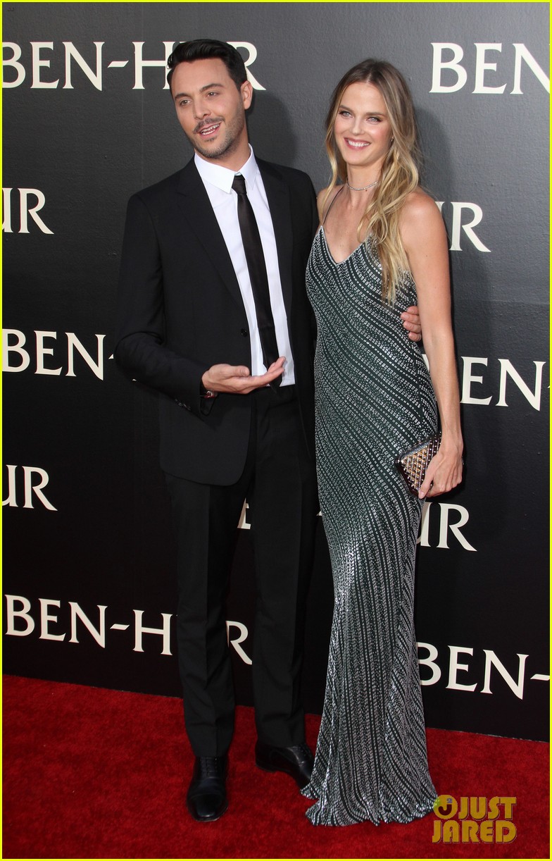 Jack Huston & Rodrigo Santoro Bring Their Partners To 'BenHur' L.A