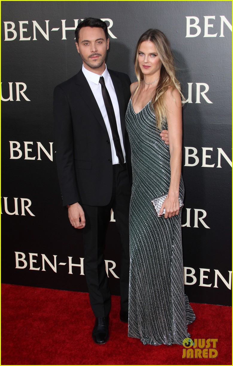 Jack Huston & Rodrigo Santoro Bring Their Partners To 'BenHur' L.A