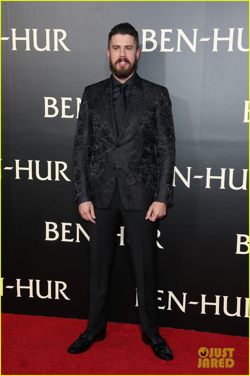 Jack Huston & Rodrigo Santoro Bring Their Partners To 'BenHur' L.A
