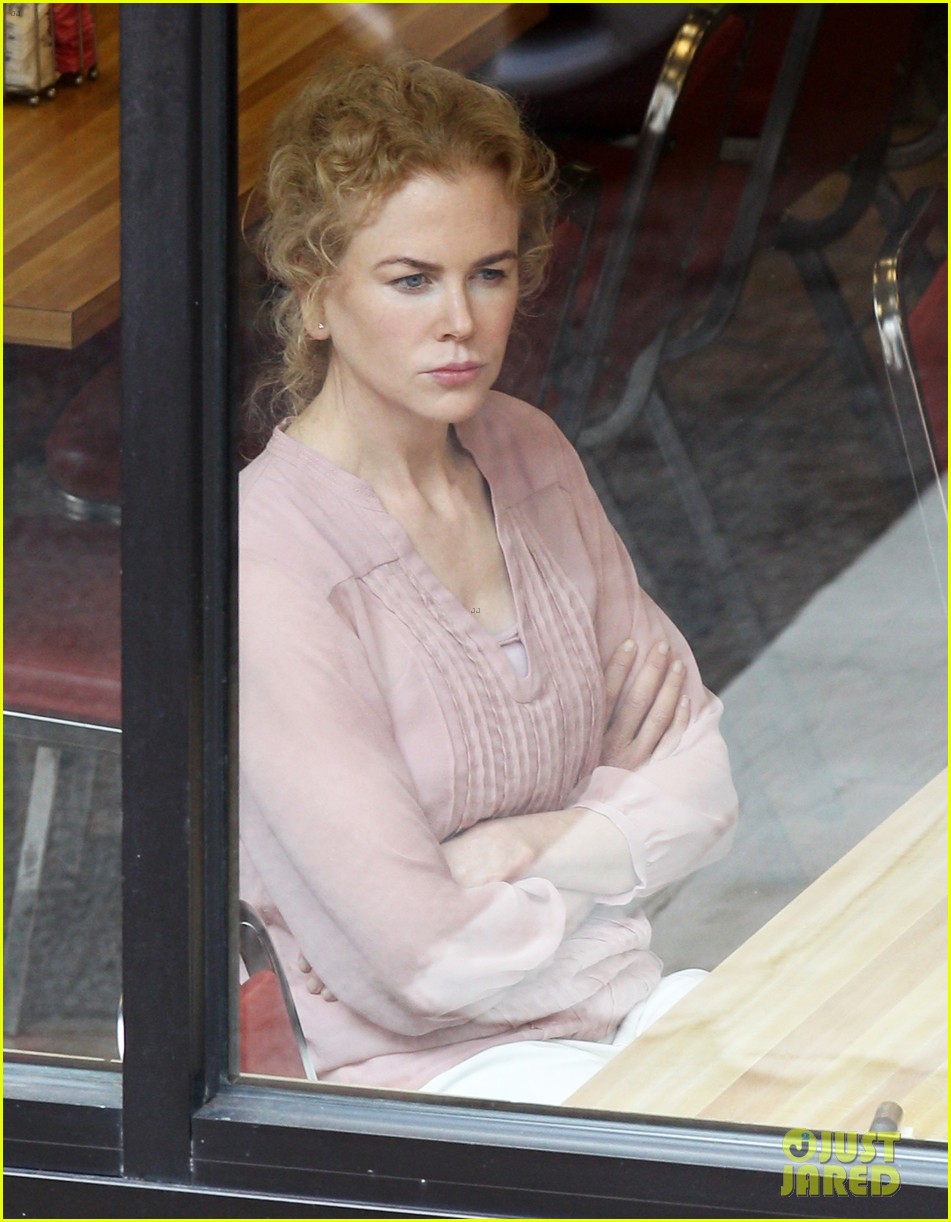 Photo Nicole Kidman Films A Diner Scene For The Killing Of A Sacred
