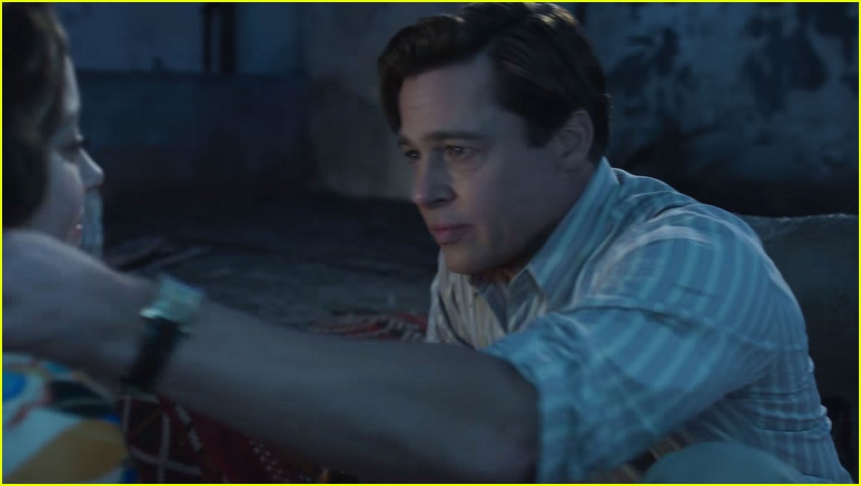 Marion Cotillard Is Swept Away by Brad Pitt in New 'Allied' Trailer