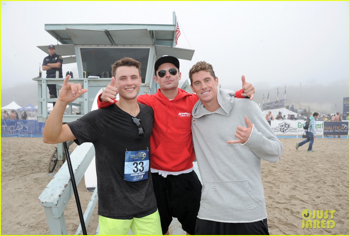 Photo james marsden zac efron among celebs malibu triathlon 04 Photo