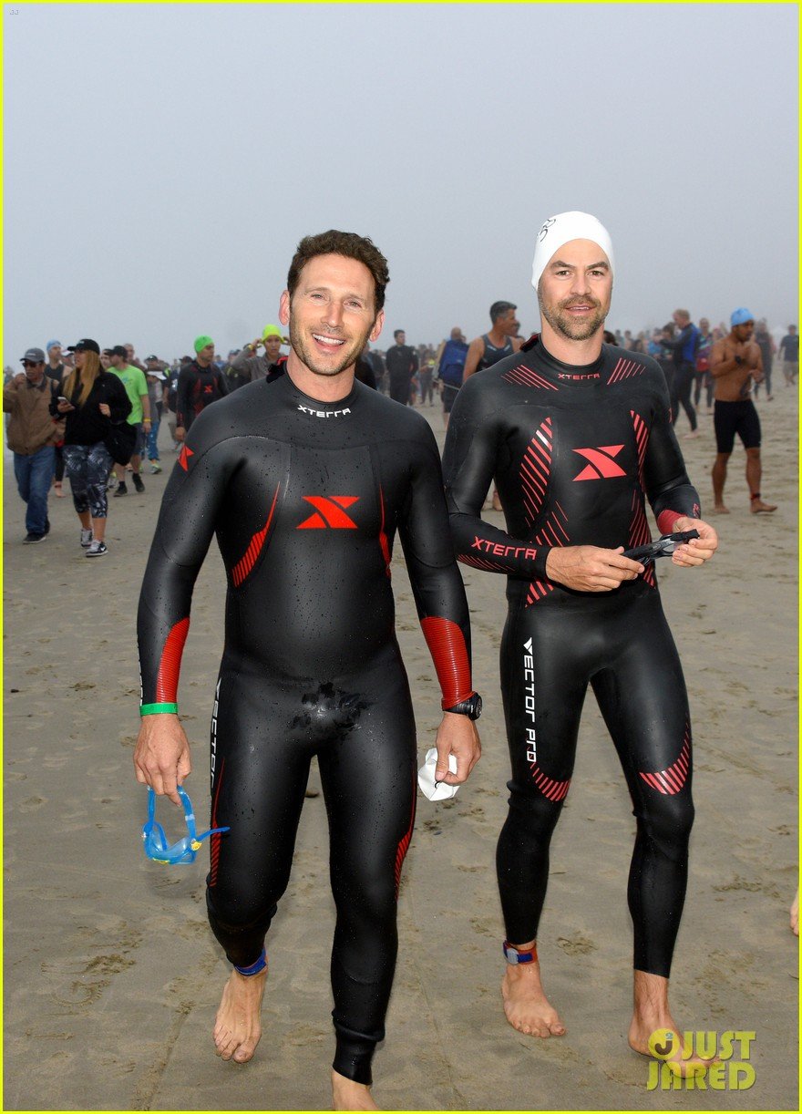 James Marsden & Zac Efron Race for Children's Hospital LA in Malibu