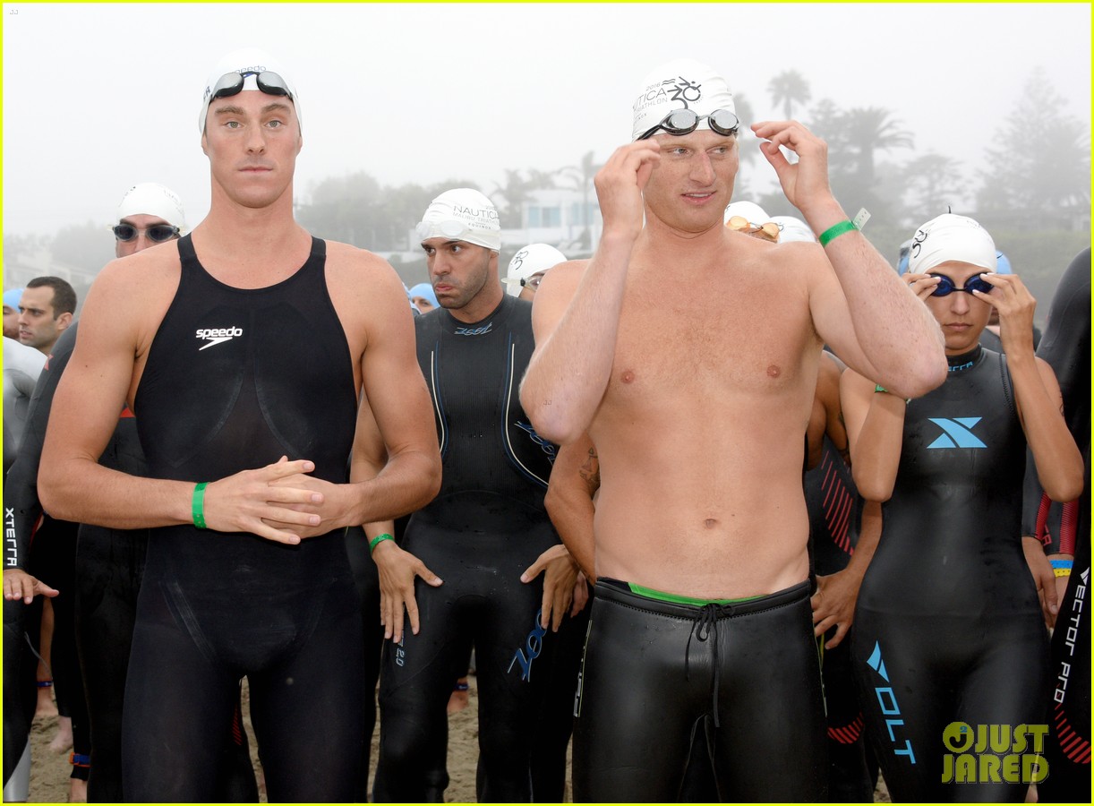 James Marsden & Zac Efron Race for Children's Hospital LA in Malibu