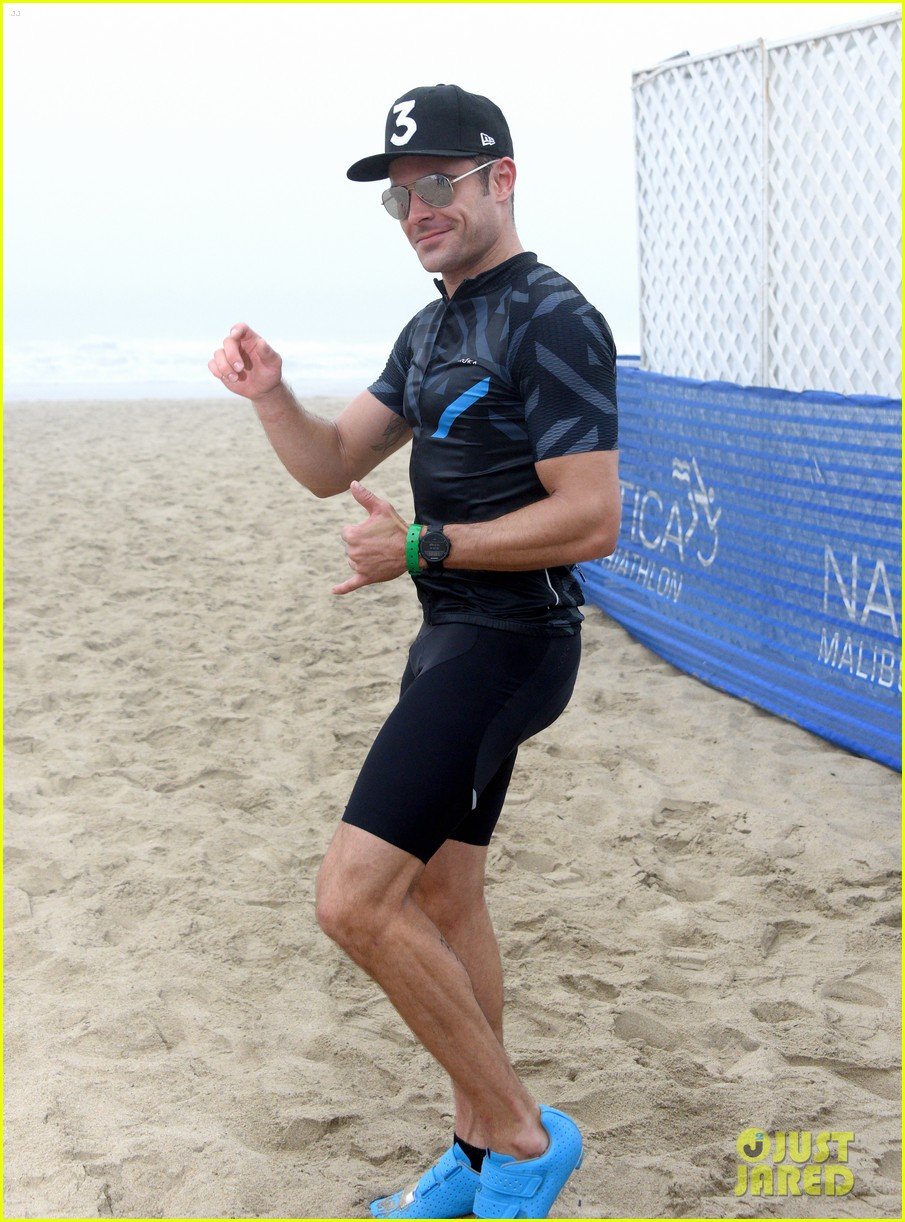 James Marsden & Zac Efron Race for Children's Hospital LA in Malibu