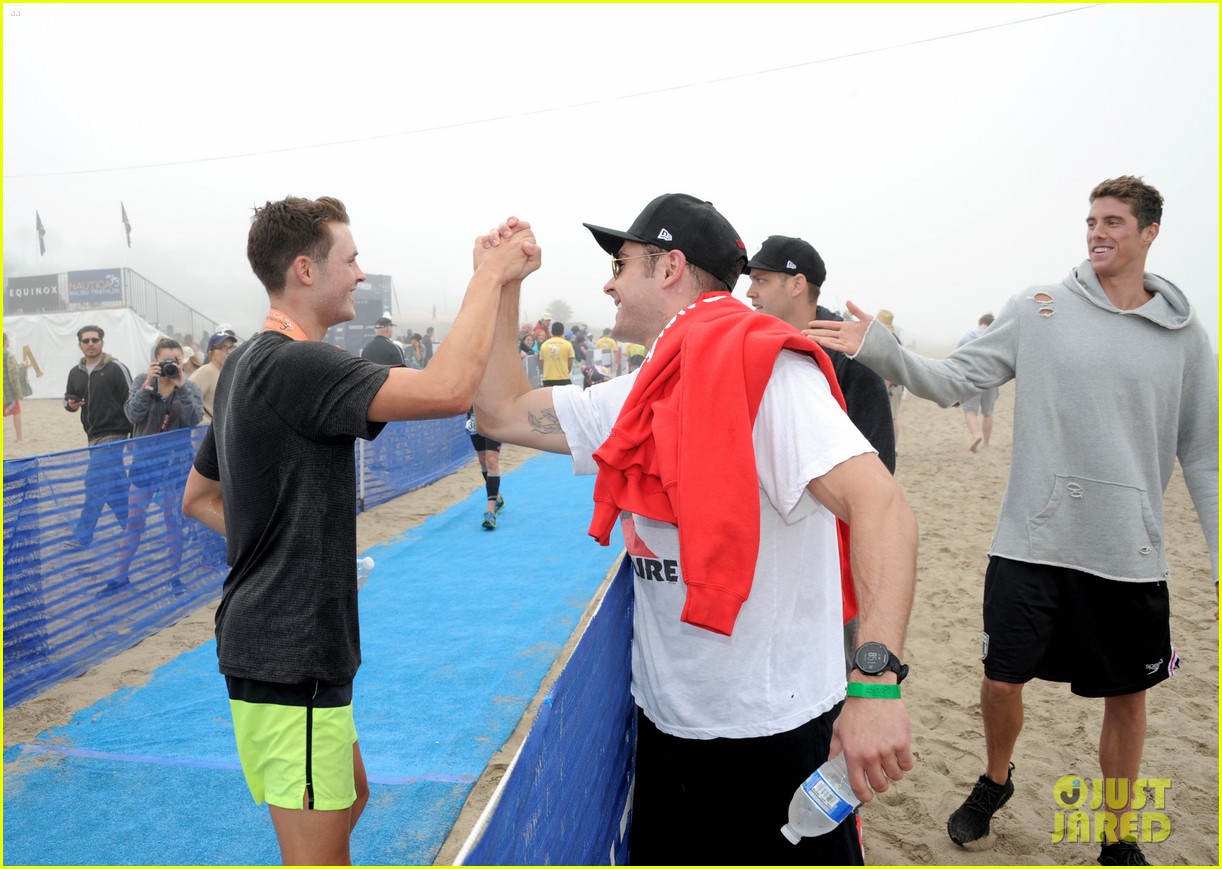 James Marsden & Zac Efron Race for Children's Hospital LA in Malibu