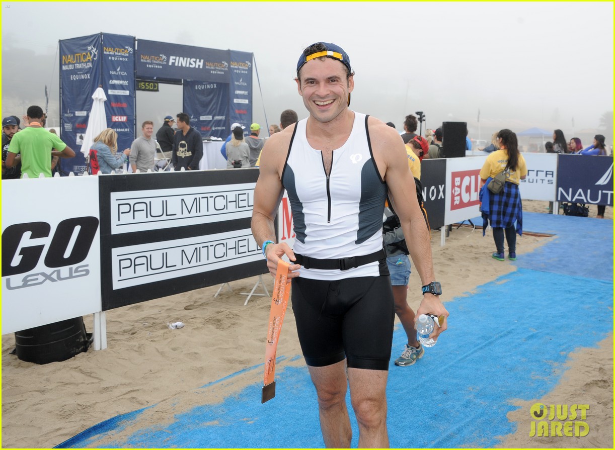 James Marsden & Zac Efron Race for Children's Hospital LA in Malibu