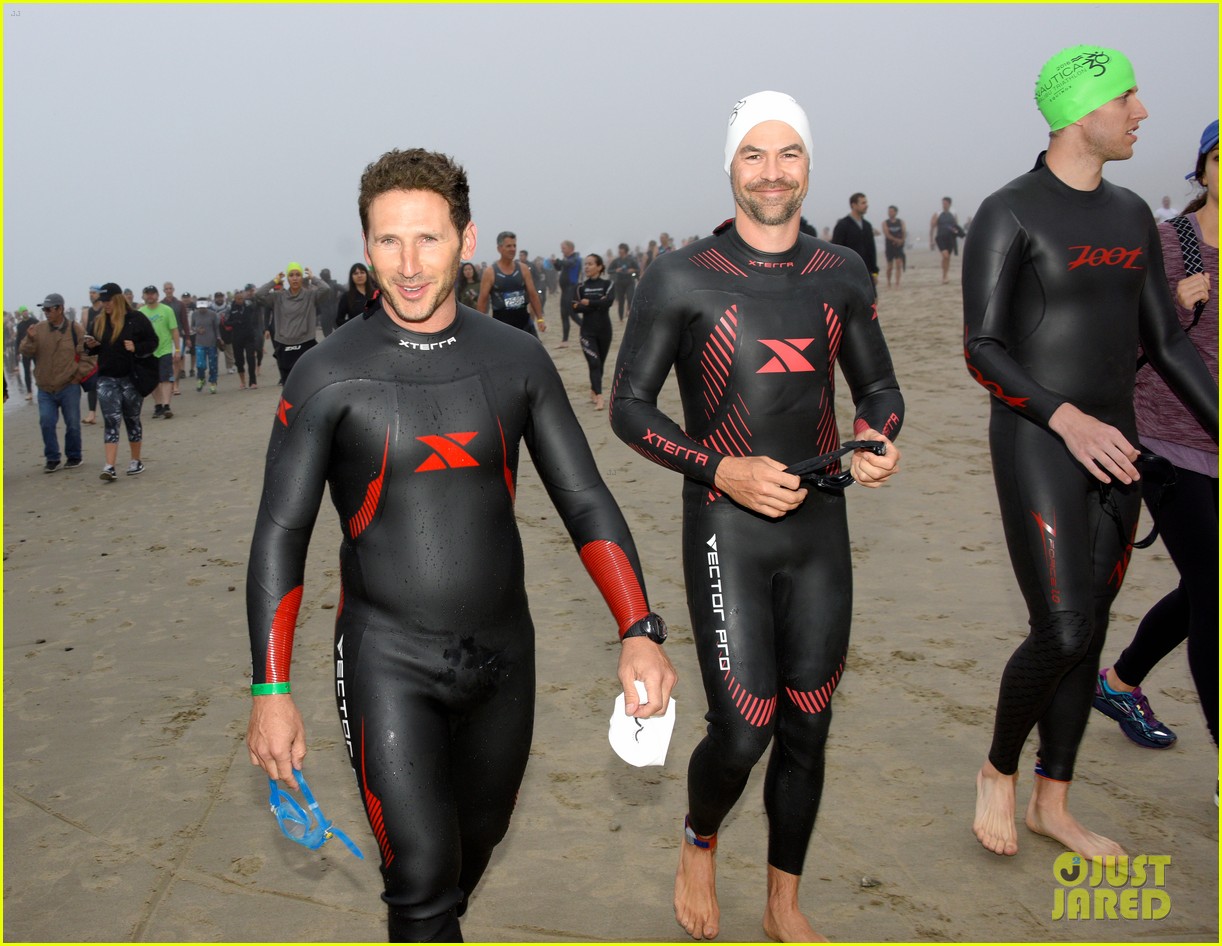 James Marsden & Zac Efron Race for Children's Hospital LA in Malibu