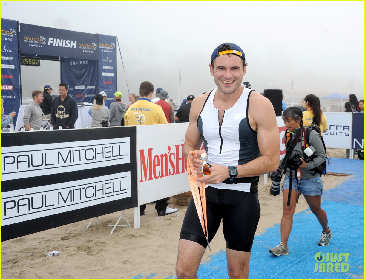 James Marsden & Zac Efron Race for Children's Hospital LA in Malibu