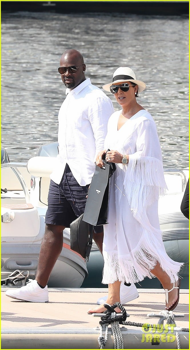 Kourtney Kardashian Continues Her European Vacation on a Yacht in