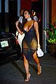 kim kardashian sexy sheer cleavage dress miami 05