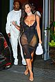 kim kardashian sexy sheer cleavage dress miami 09