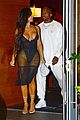 kim kardashian sexy sheer cleavage dress miami 12