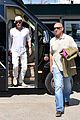 brad pitt boards a private plane in croatia 14