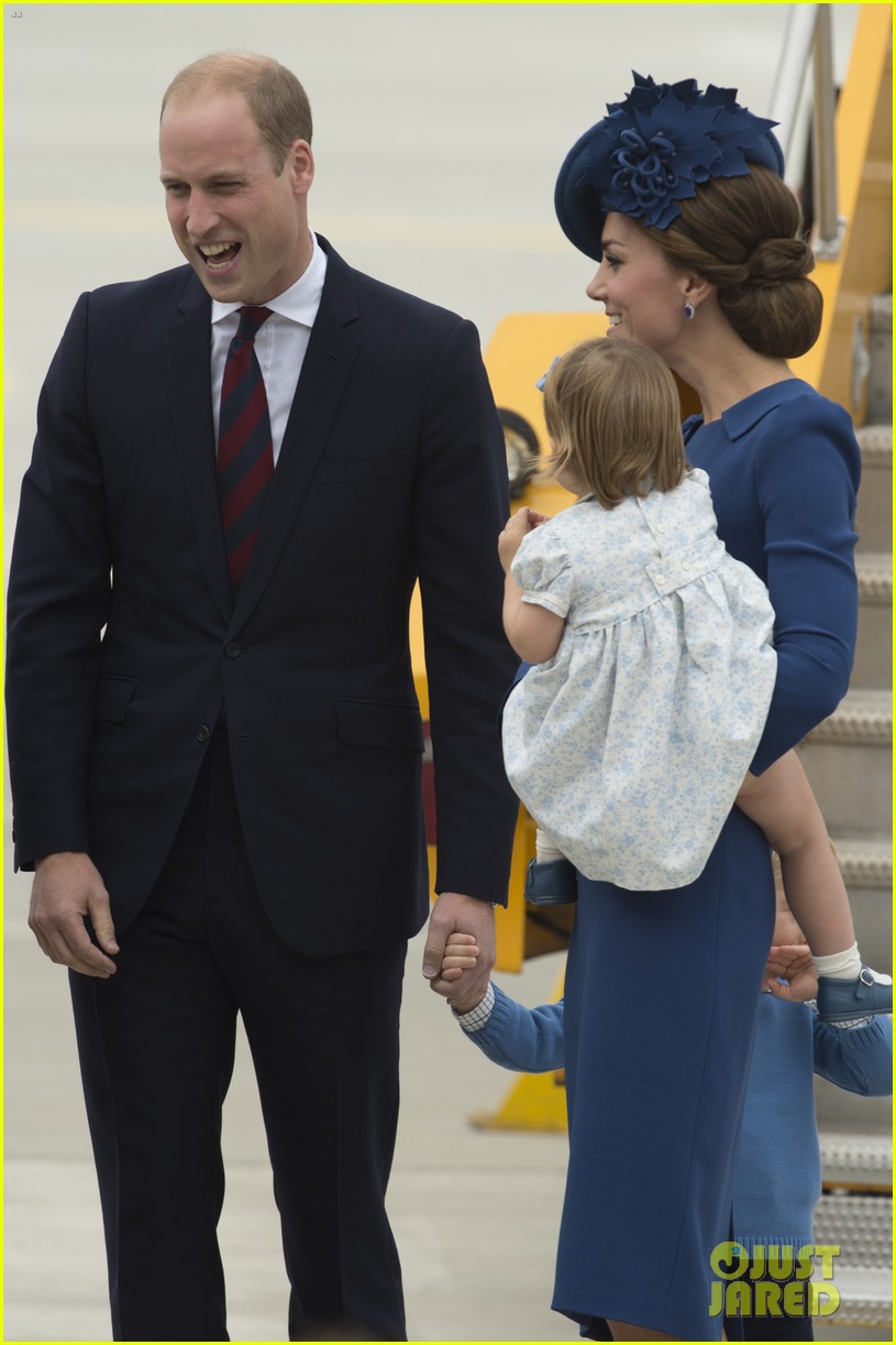Prince William & Kate Middleton Arrive in Canada With Prince