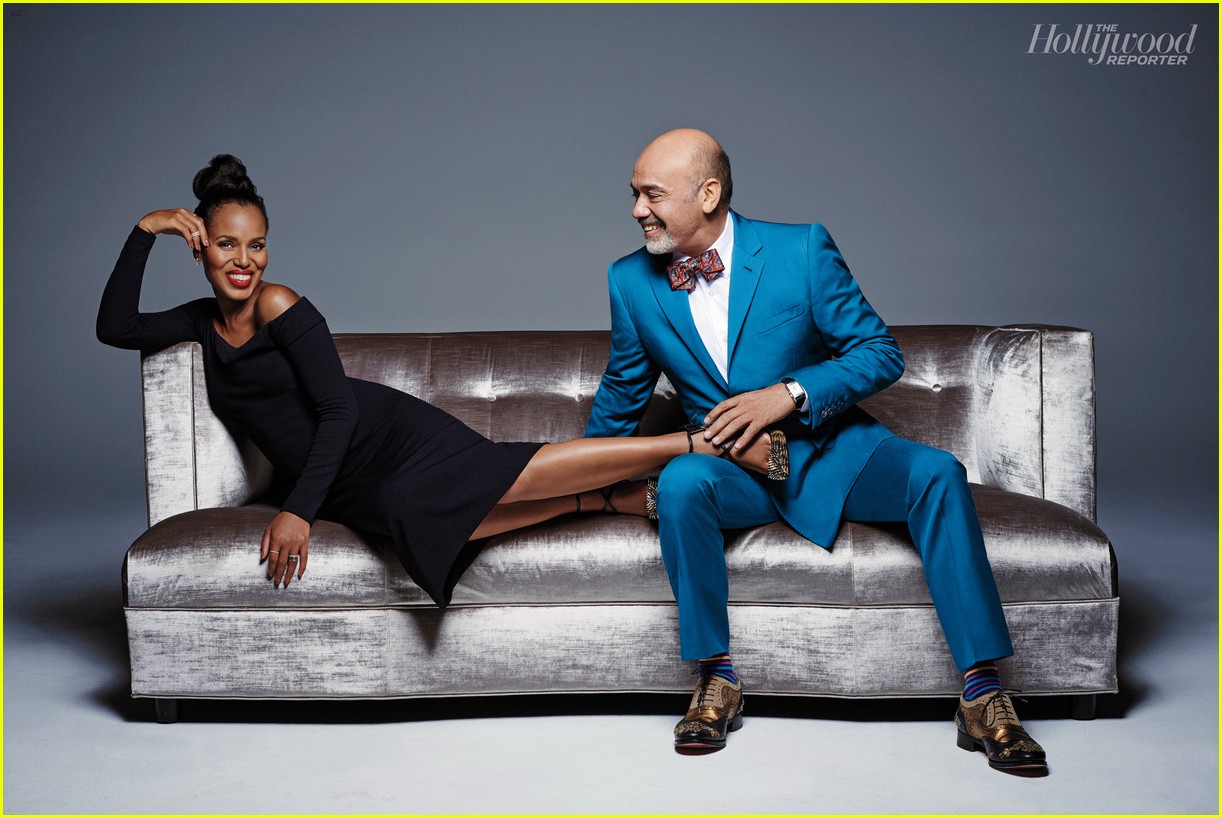 Kerry Washington Celebrates Christian Louboutin & THR's Top Red Carpet