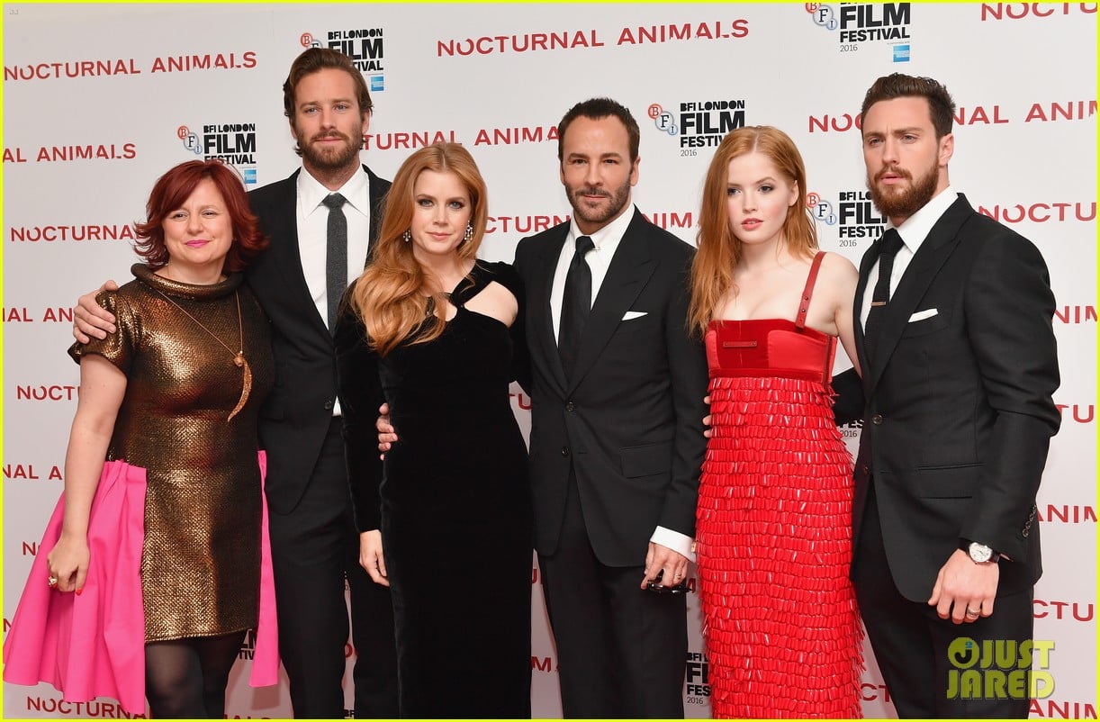 Amy Adams Tom Ford S Nocturnal Animals Cast Premiere Film In London Photo 3785924 Aaron Johnson Amy Adams Armie Hammer Colin Firth Elizabeth Chambers Ellie Bamber Livia Firth Tom Ford Pictures