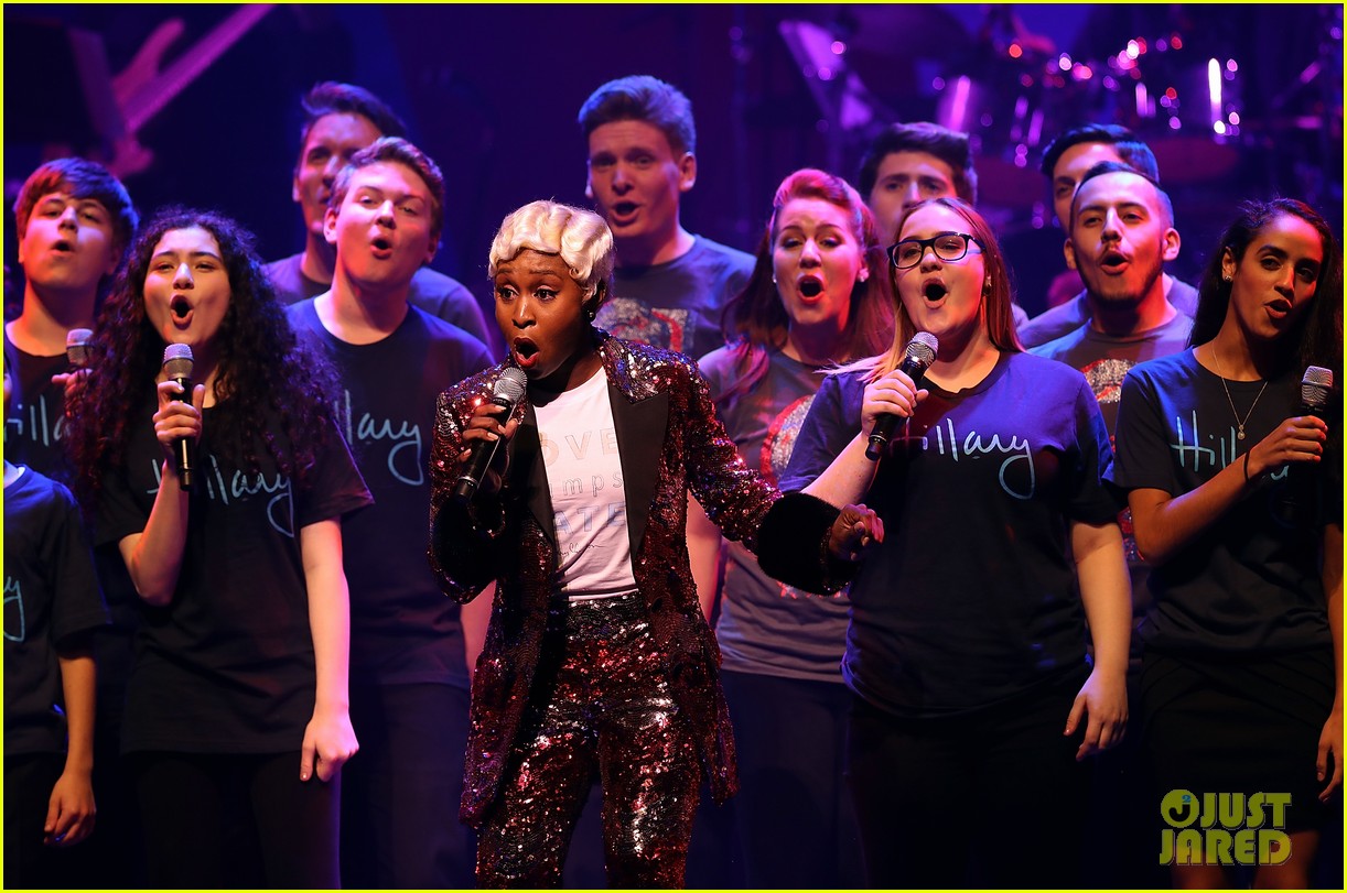 Angela Bassett & Cynthia Erivo Take the Stage at Hillary Clinton's