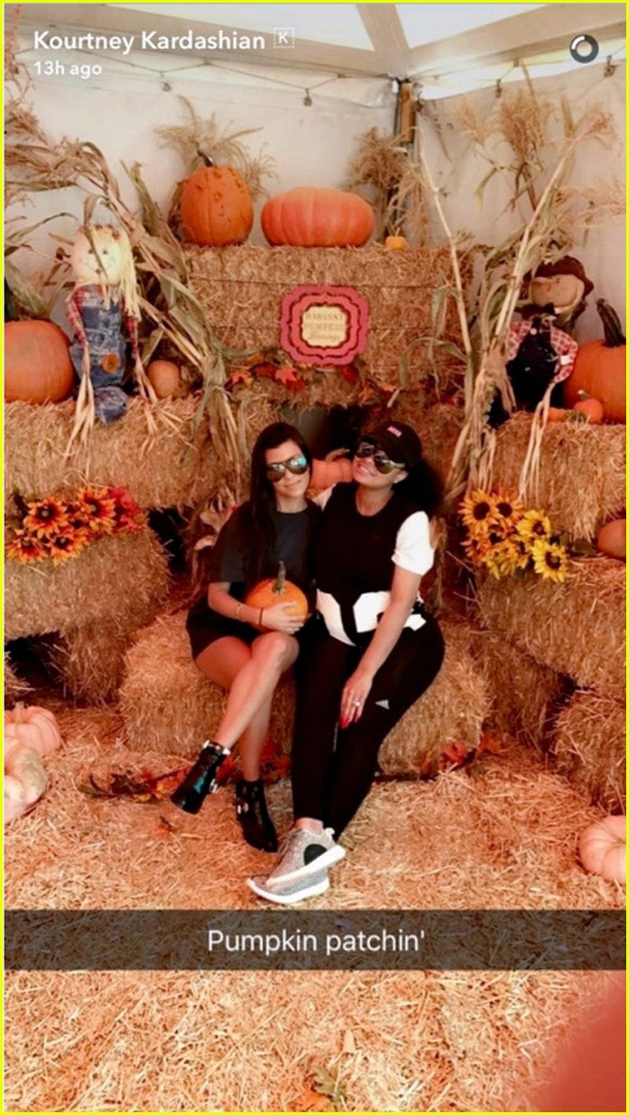 Kourtney Kardashian & Blac Chyna Take a Trip to the Pumpkin Patch