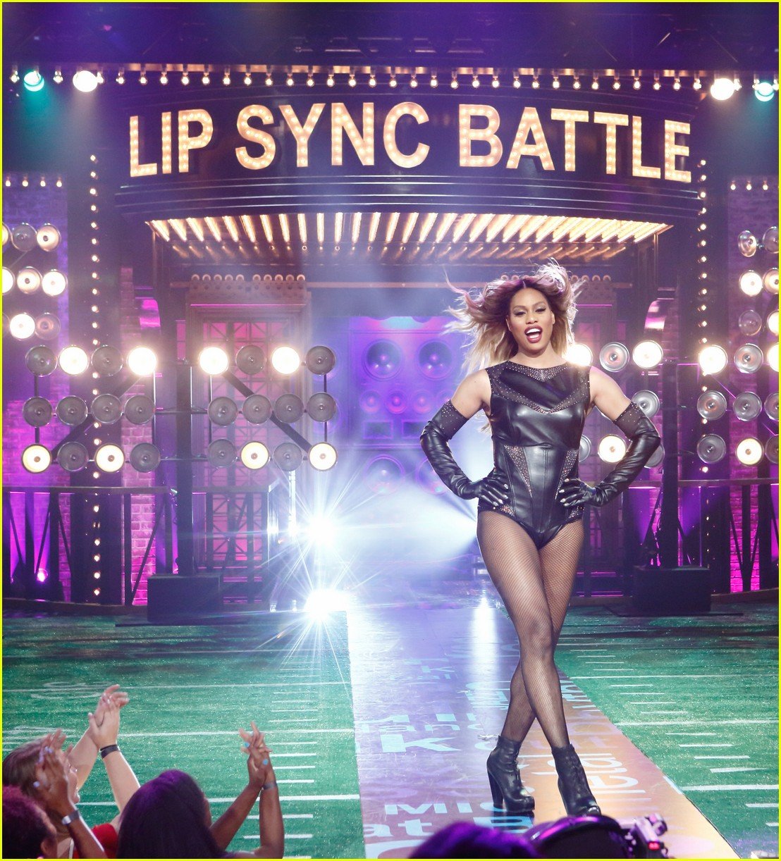 Laverne Cox Raps Nicki Minaj on 'Lip Sync Battle' Watch Now! Photo