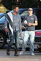 gerard butler carries towel malibu 10
