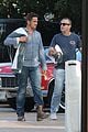 gerard butler carries towel malibu 16