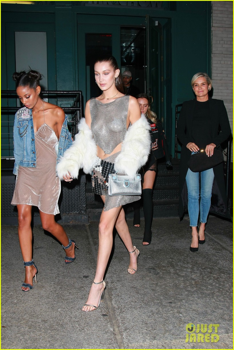 Bella Hadid Wears Pasties for Her Birthday Party with The Weeknd & More