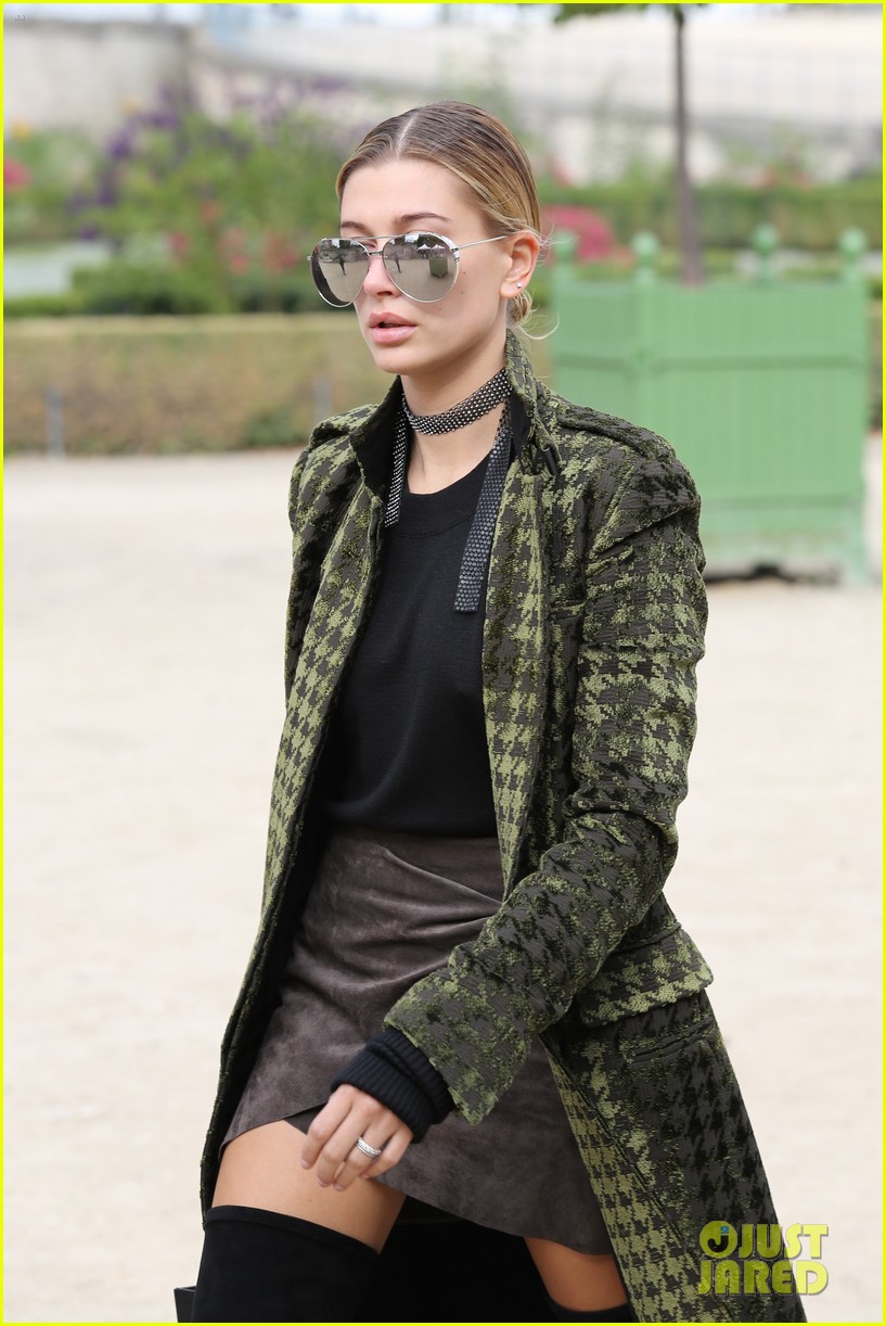 Hailey Baldwin Throws A Disco Party on The Runway in Paris: Photo