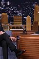 ashton kutcher rips his pants while talking about daughter wyatt on the tonight 01