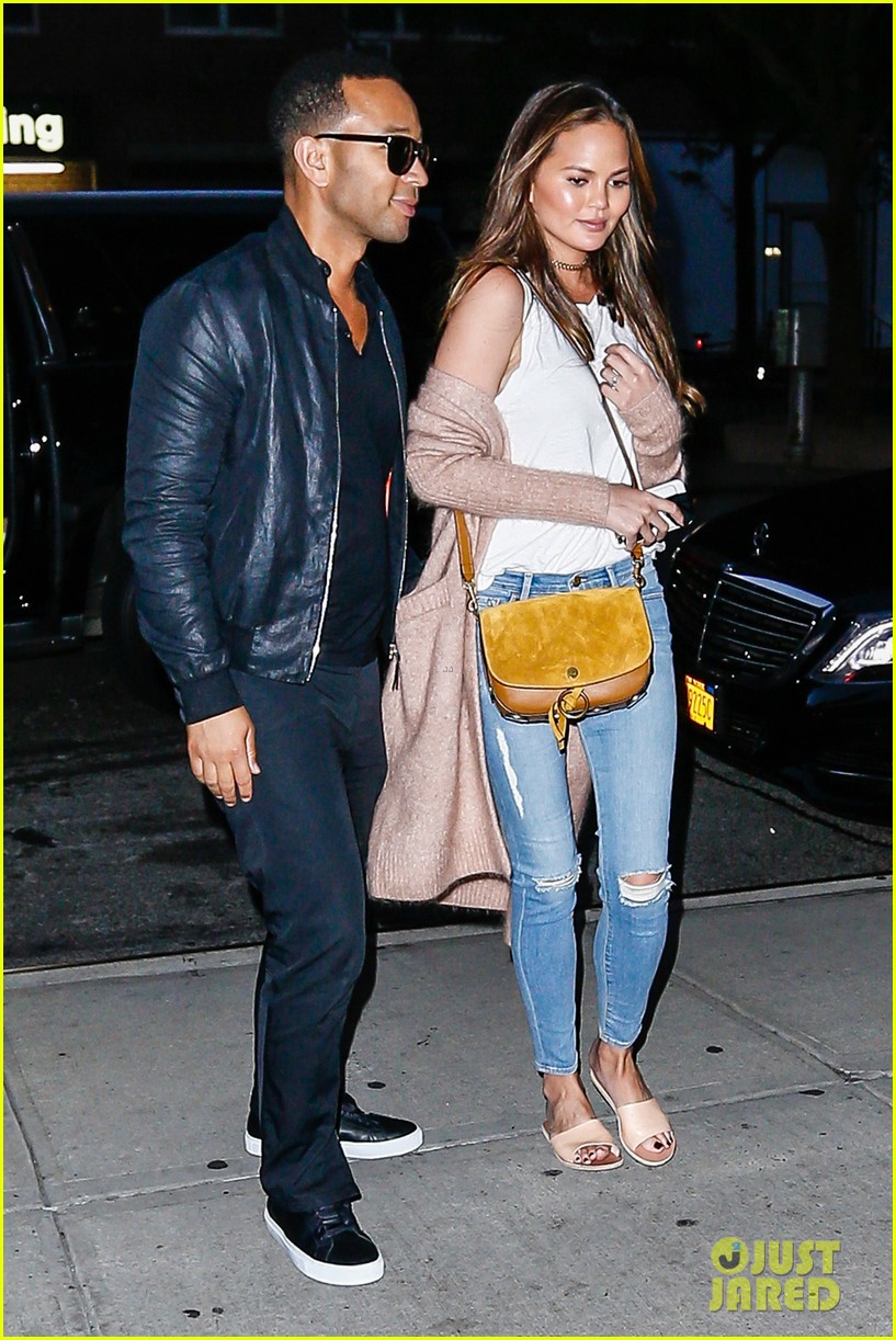 John Legend & Chrissy Teigen Pull Double Event Duty In NYC! Photo