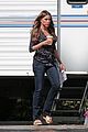 sofia vergara takes a snack break on the modern family set 04