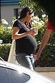 mila kunis takes her growing baby bump to jamba juice with ashton kutcher 02