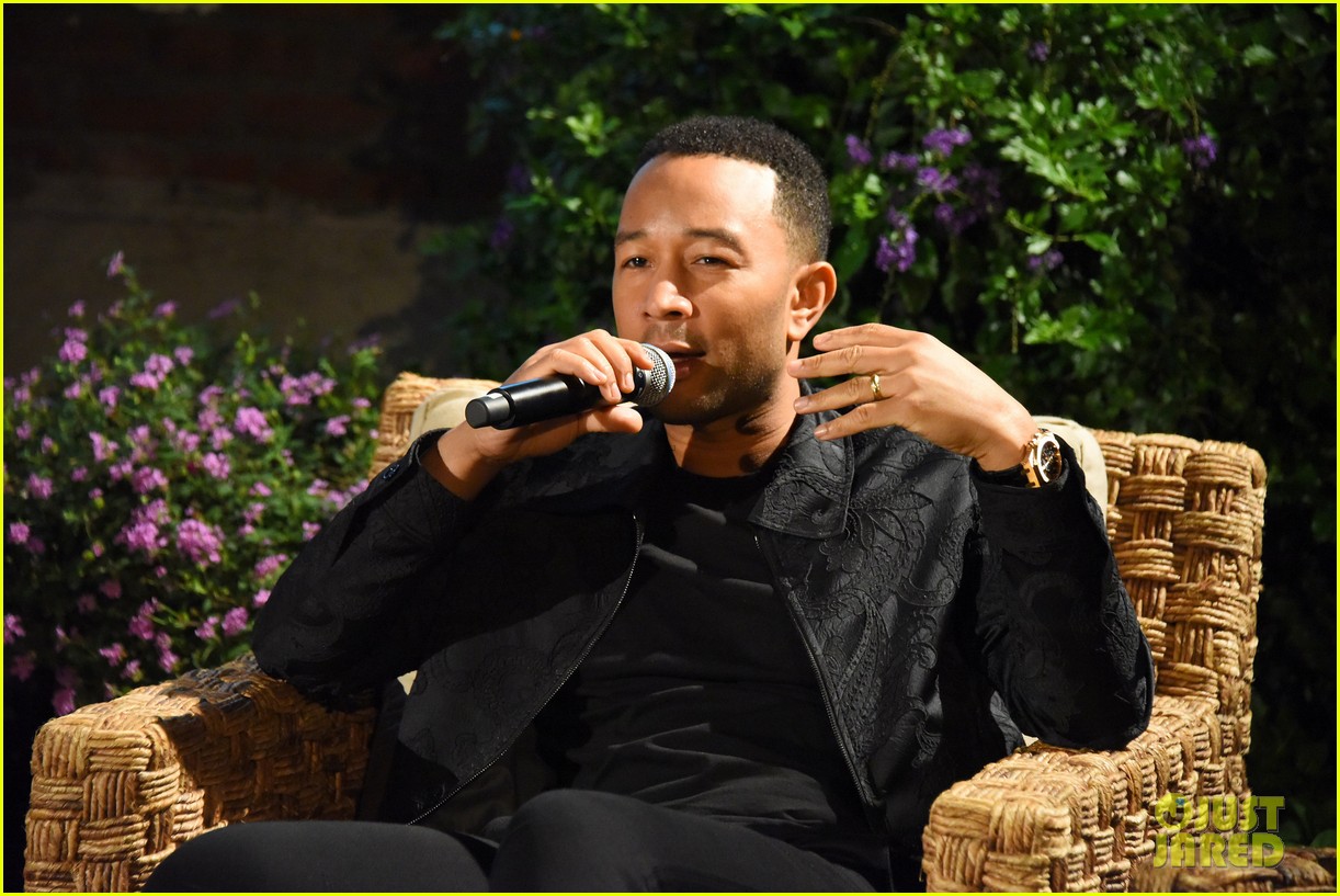 Photo: john legend teams up with chance the rapper on penthouse floor