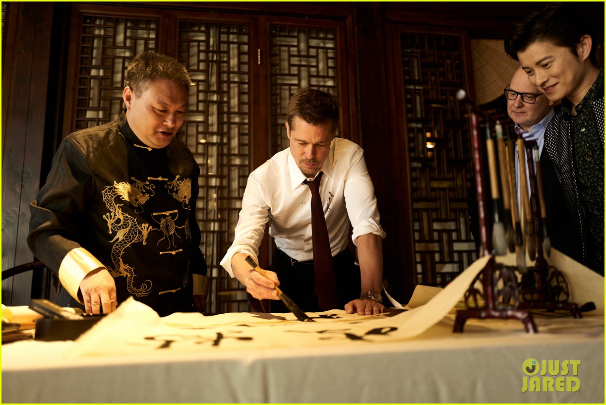 Brad Pitt Takes Part in Local Activities During Trip to